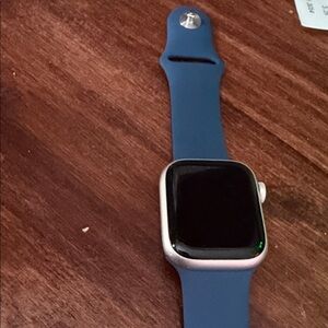 Apple watch series 8 with Blue Band and charger